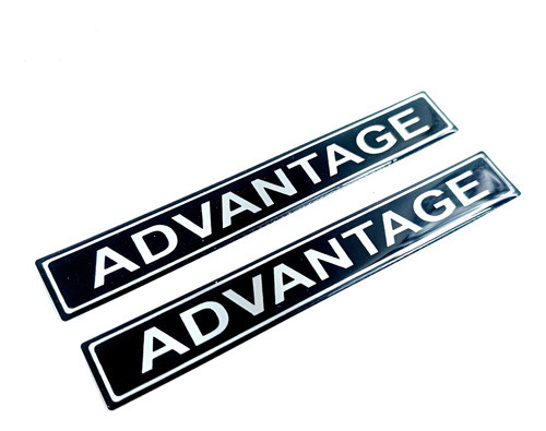 Par Emblemas Advantage Chevrolet Astra Vectra Corsa Lateral 0
