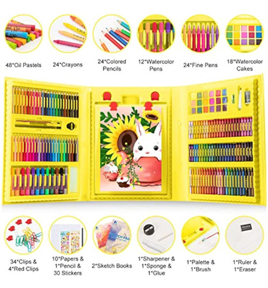 Suministros De Arte, Kit De Arte De Dibujo De 240 1