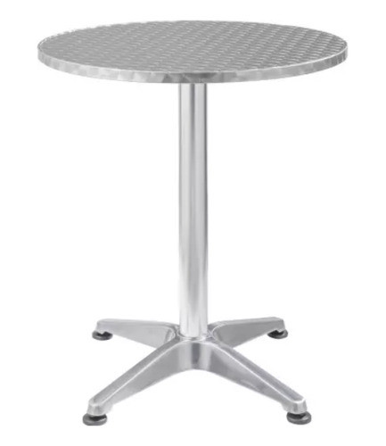 Mesa Circular De Aluminio Exterior Interior Liviana 0