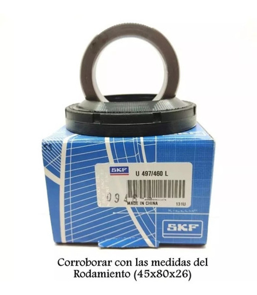Kit Ruleman+reten+seg Rueda Trasera Chevrolet S10 Ø45mm Skf 1