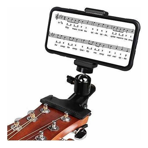 Guitar Bass Head Soporte Para Teléfono Clip De Sopo 0