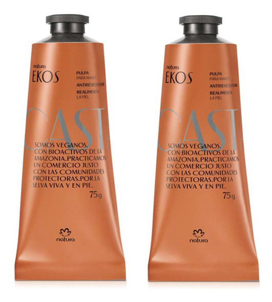 Crema Para Manos Natura Ekos Castaña Pack 2x 75gr 0