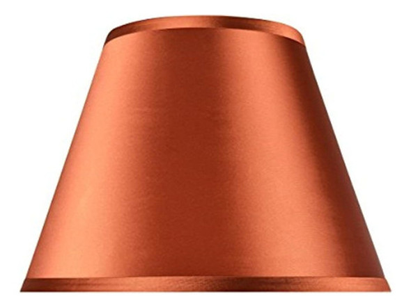 Aspen Creative Burnt Orange, 32184, Pantalla De Lámpara De C 0