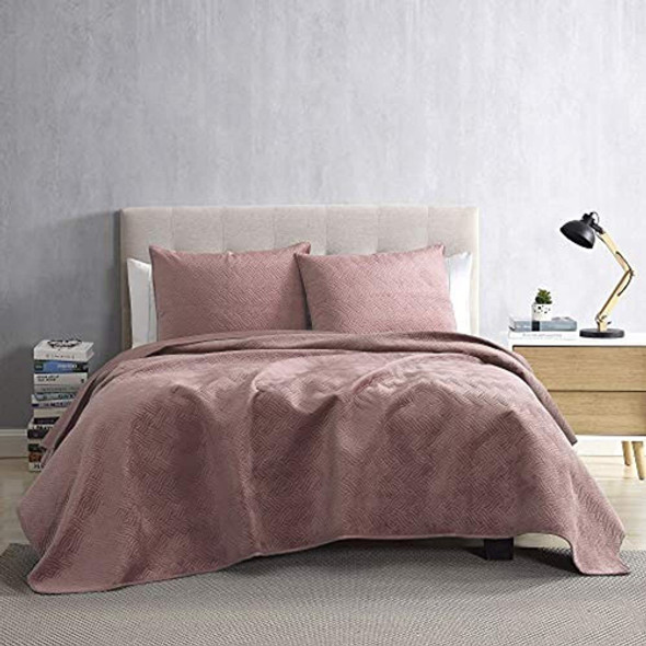 Juego De Edredón Brielle Home Hayden, Full/queen, Blush 1 Juego De Edredón Brielle Home Hayden, Full/queen, Blush 1