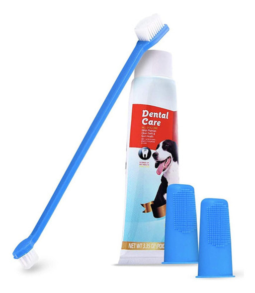 Kit De Cuidado Bucal Para Mascotas (pasta + Cepillos) 0 Kit De Cuidado Bucal Para Mascotas (pasta + Cepillos) 0