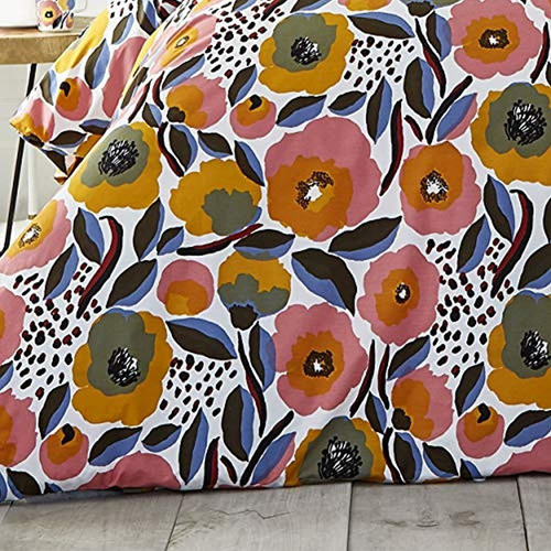 Juego De Funda Nórdica Marimekko Rosarium, King, Rosa 1