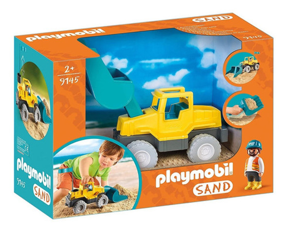 Juguete Excavadora Con Accesorios Playmobil Sand Febo 0