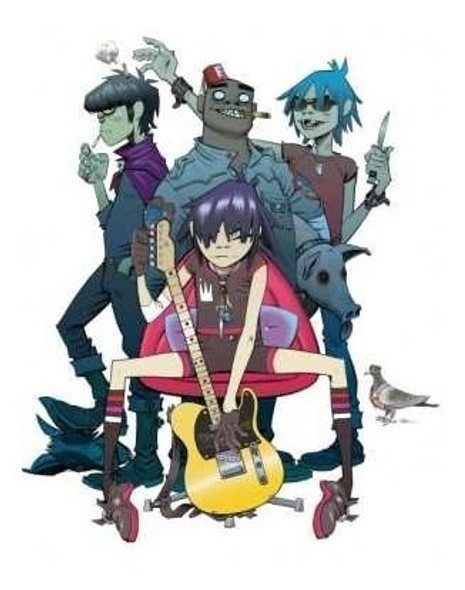Gorillaz - Banda De Música - Rock - Lámina 45x30 Cm. 0