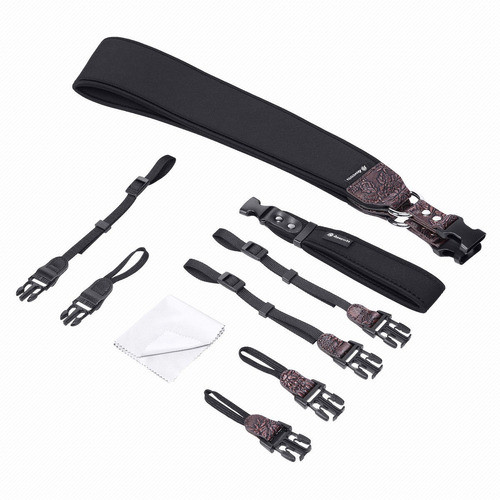 Hombro De Cuello Cámara Pulsera Correa Soga De Seguridad Kit 1