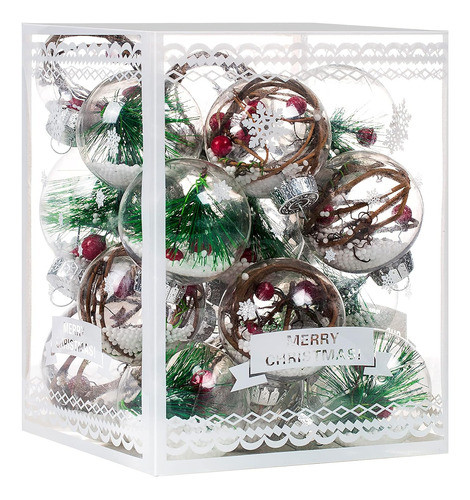 Adornos Para Arbol Navideño Transparentes 19 Unidades 0