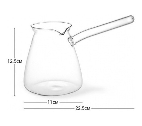 Cafetera Vidrio 650ml Fuego Directo 1