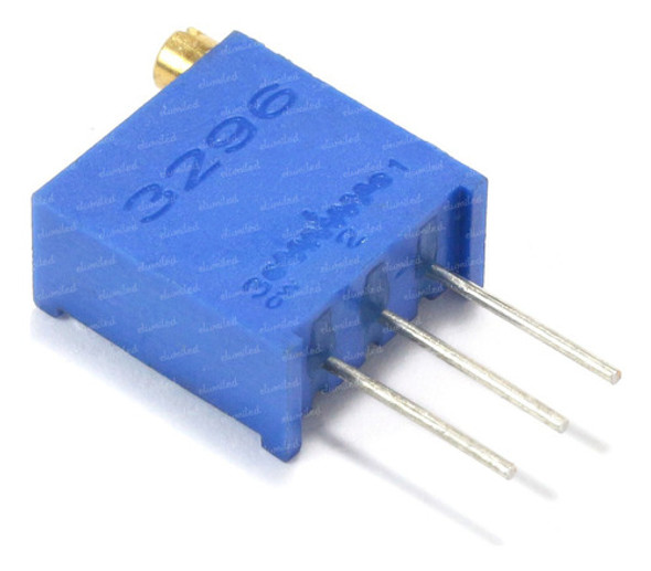 5 Presets Trimpot 3296w 25 Vueltas 50 Ohm (500) 0
