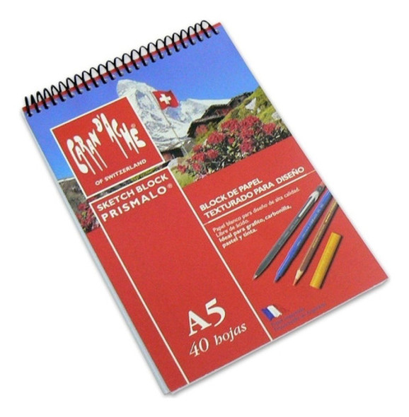 Block De Dibujo 140g  A5 Caran D'ache Artist 40 Hojas 1