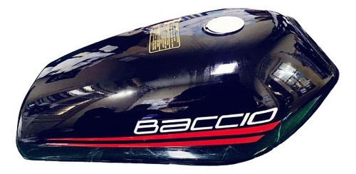 Tanque De Moto Baccio Classic Negro Mundomotos.uy 1