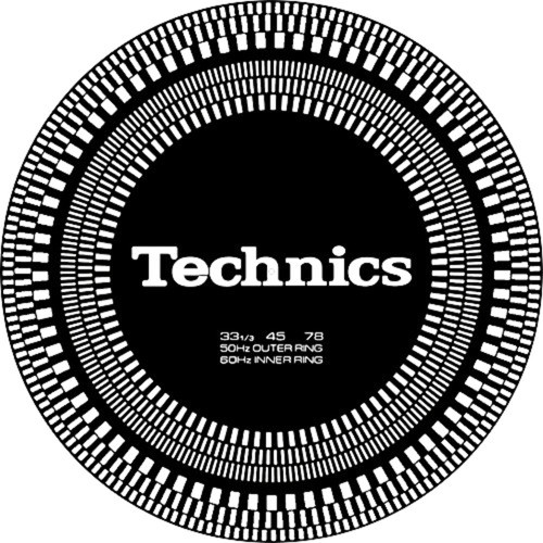 Technics Estrobo Slipmat Paño Para Bandejas Latex Excelente 0