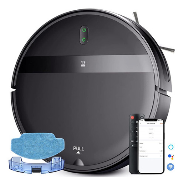 Manvins Robot Aspirador Y Mop Combo, Wifi / App / Alexa, 2 E 0