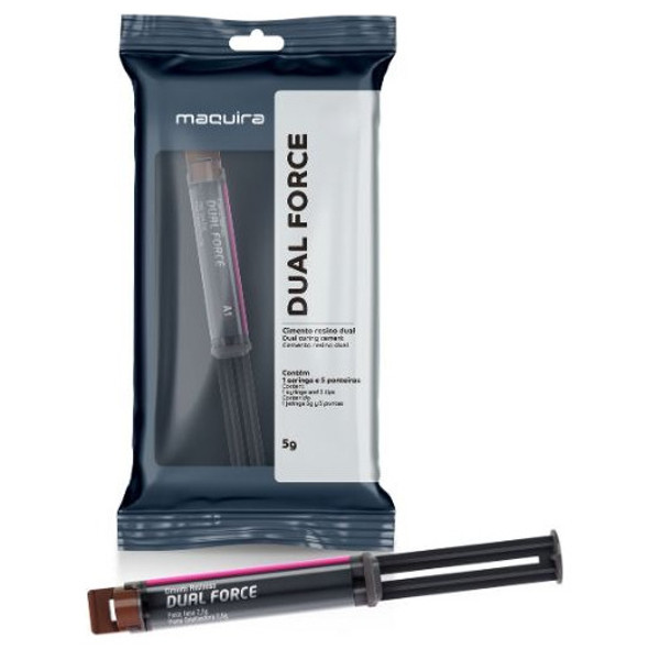 Cemento Dual Force Maquira Jeringa 5gr Odontología 1 Cemento Dual Force Maquira Jeringa 5gr Odontología 1