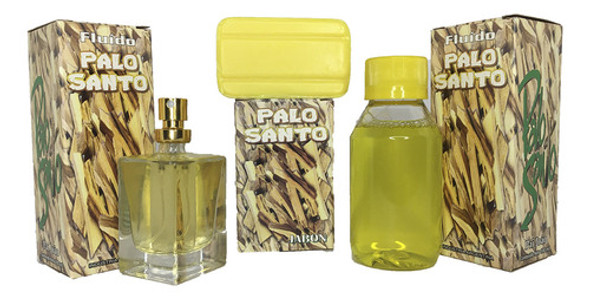 Combo Fluido Jabon Aroma Atomizador Palo Santo Pai Joao 0