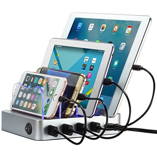 Estación De Carga Simicore Para Celulares Y Tablets (gris) 0