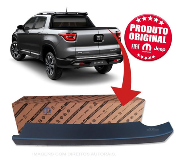 Moldura Porta Da Caçamba Lado Direito Fiat Toro 2019 Mopar 1