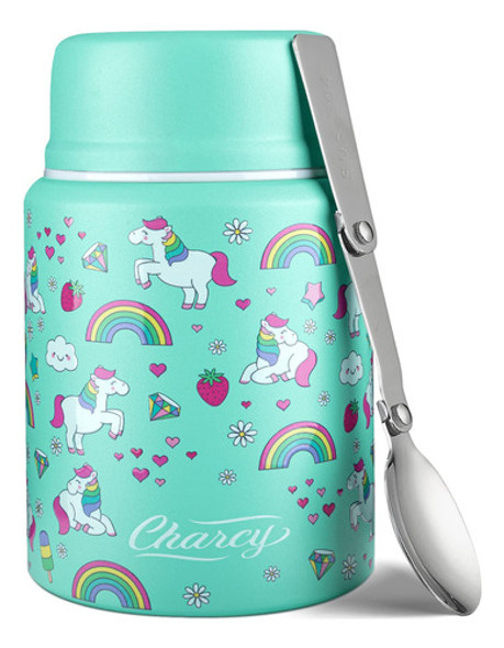 Termo Para Comida Caliente O Sopa Con Cuchara Plegable 0