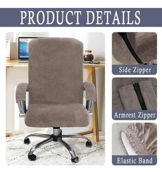 Cubierta De Silla De Oficina Itfro Con Fundas De Reposabrazo 1 Cubierta De Silla De Oficina Itfro Con Fundas De Reposabrazo 1