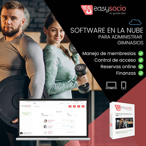 Software Para Gimnasios En La Nube Easysocio 1