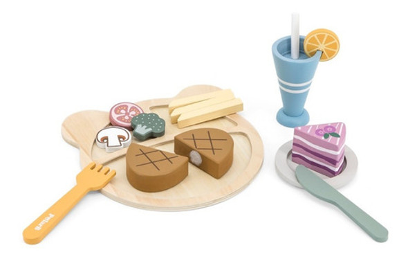 Set De Cocina De Lunch De Madera Polar Accesorios Didacticos 1