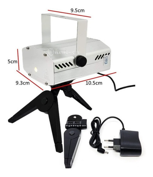 Laser Canhão Projetor Luz Led Holográfico Super Potente 1