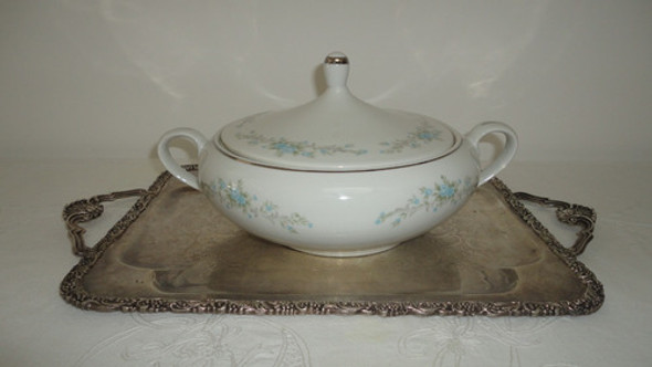 Fina Sopera Centro Japones Porcelana Antigua Impecable Veala 1