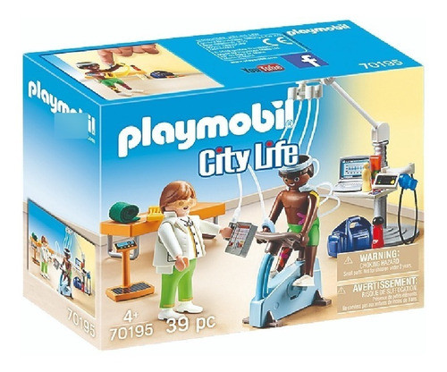 Playmobil Hospital Sala De Kinesiologia Juguete Nene 70195 C 0