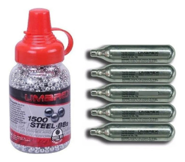 Balines Swiss Arms Bbs 4,5 X 1000 + 5 Co2 De 12grs 0