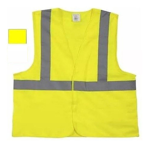 Chaleco Reflectivo Bandas Horizotal + Vertical Reglamentario 0