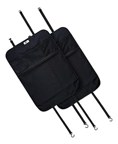 Gorla Gear Black Heavy Duty Kick Mats Back Seat Protector 2 0