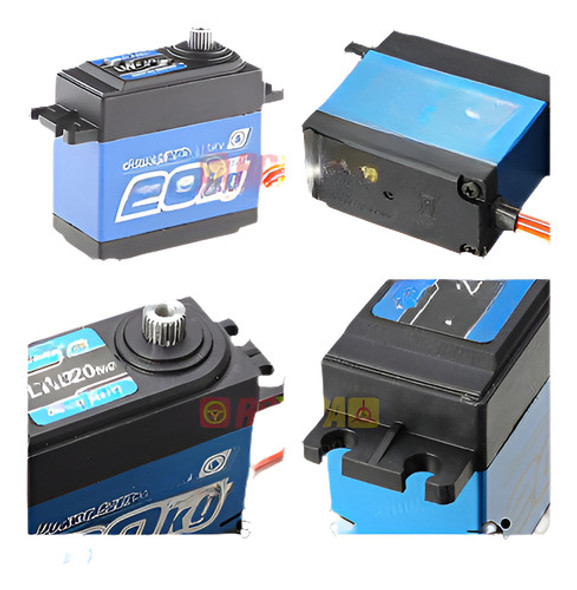 Hd 20kg Par Motor Servo Digital Resistente Al Agua (lw - 20m 0