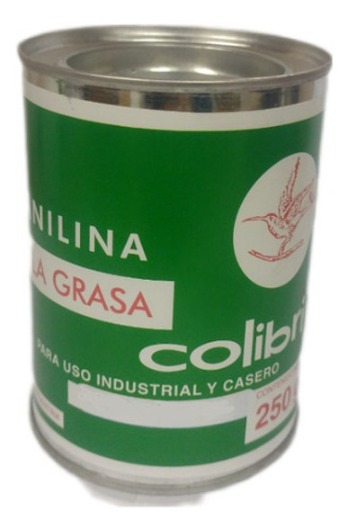 Anilina A La Grasa Colibri X 250 Grs Naranja 0