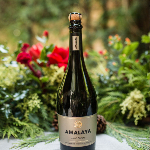 Amalaya Vino Espumante Brut Nature Riesling Torrontés 750ml 1