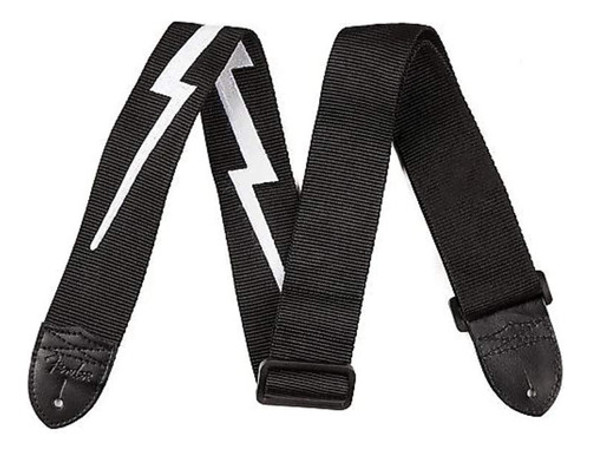 Guardabarros 2inch Relampago Correa De Nylon, Color Negro 0