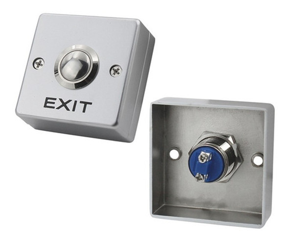 Boton De Salida Metal Matko Seguridad 0