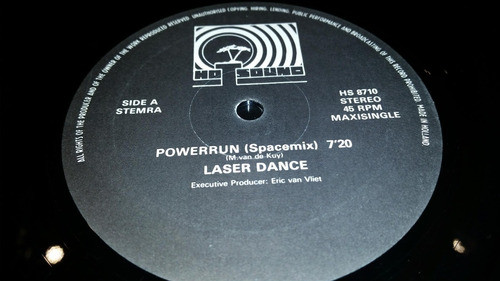 Laser Dance Power Run Vinilo Holland 1987 Italo Clasico 1
