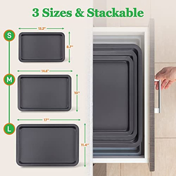 3-pc. Bandejas Antiadherentes Para Galletas - Pfoam Pfosm Si 1