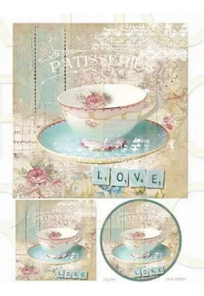Lámina Decoupage A4 - Our Hobby - Modelo Dec 019 1