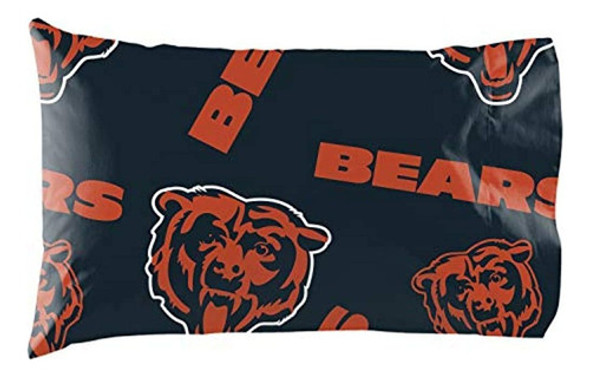 Juego De Cama Tamaño Queen En Una Bolsa Nfl Chicago Bears Co 1
