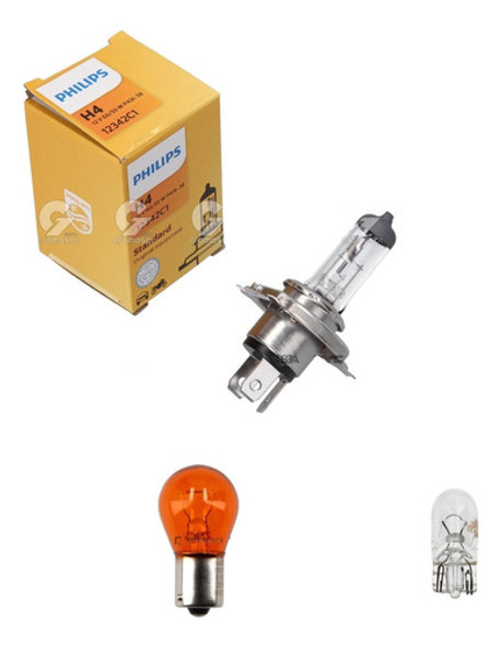 Kit Lamparas Optica Faro Delantero Honda Fit 2003 A 2009 0