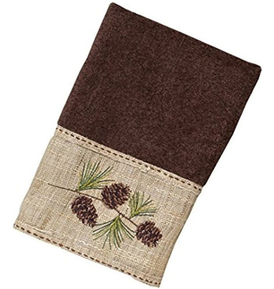 Avanti Linens 038102moc Toalla De Mano Con Rama De Pino, Med 0