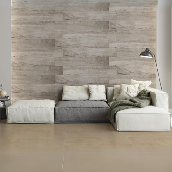 Porcelanato Revestimiento Piso/ Pared Amazon Gray 18x113 Cm 1