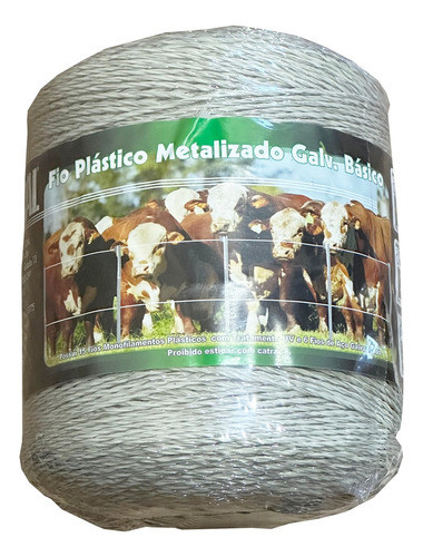 Cerca Elétrica Rural Agro 15x6 500 Metros Fio Cabo Cordão 0