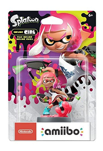 Nintendo Amiibo - Nueva Chica Inkling (rosa Neon) 1