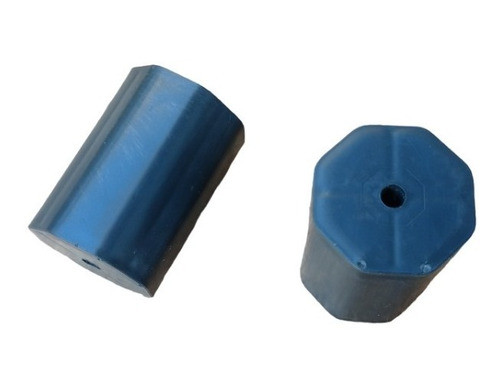 Par Taco Octogonal Plastico Para Eje 70 Mm Cortina Enrollar 0