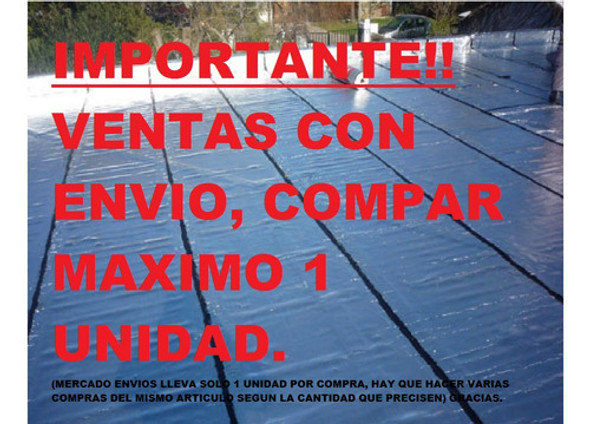 Membrana Asfáltica 4mm Con Aluminio Reforzada Ind. Argentina 1